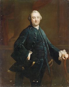 Portrait of an Elegant Gentleman by circle of Pompeo Girolamo Batoni